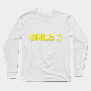 Smile Long Sleeve T-Shirt